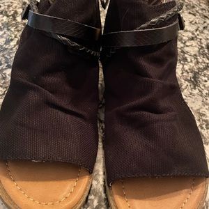 Black Gladiator Sandals